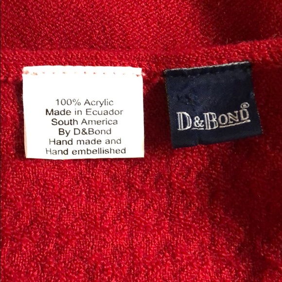 Gorgeous Red Shawl - Picture 8 of 8